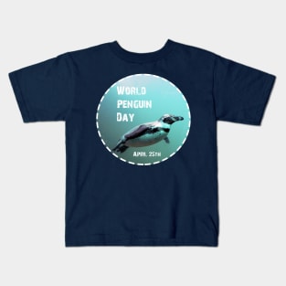 World Penguin Day April 25th Kids T-Shirt